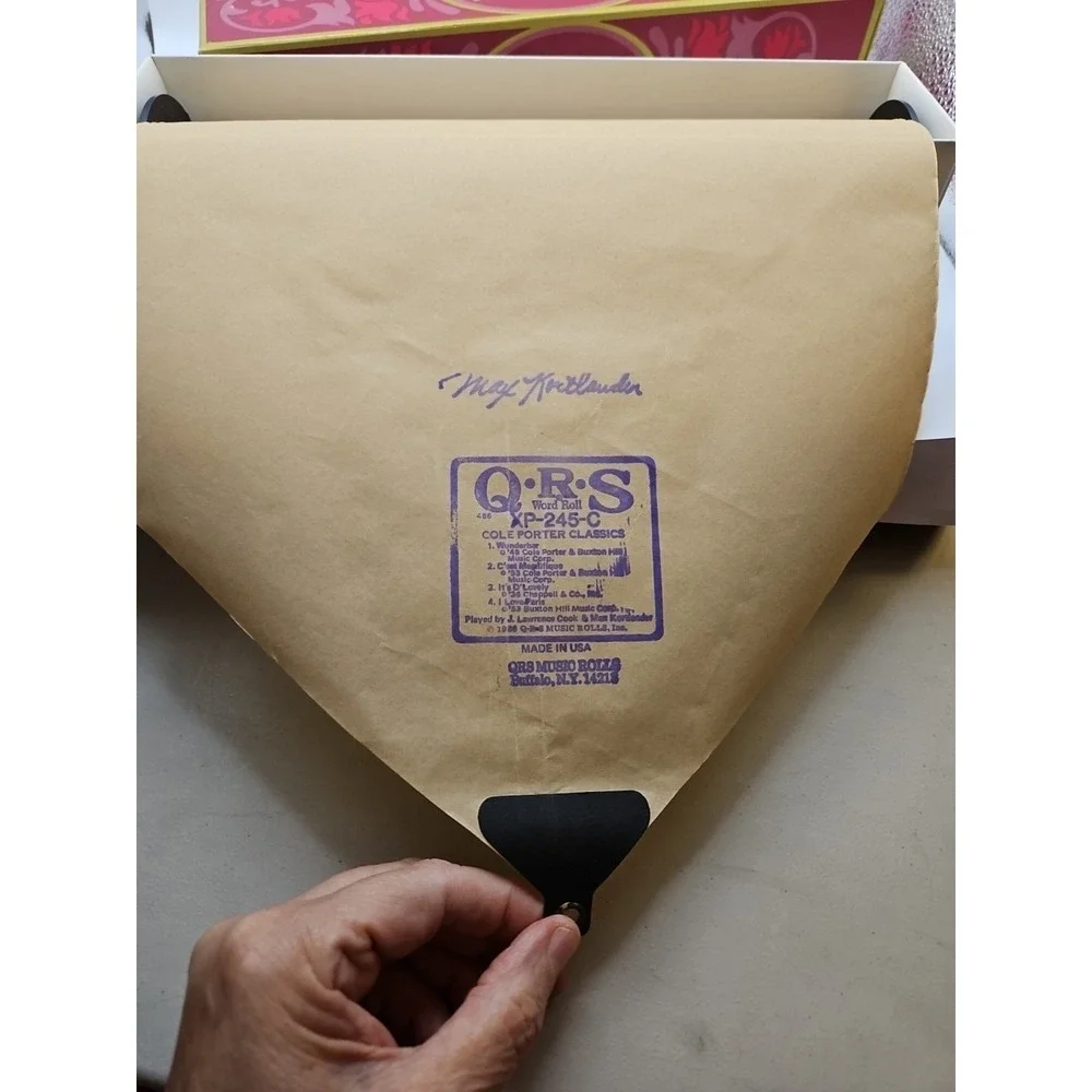 QRS Player Piano Roll / COLE PORTER CLASSICS XP245C
